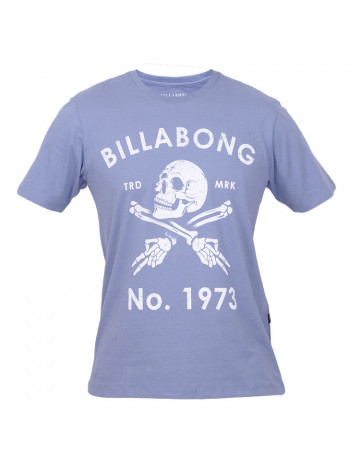 Camiseta Billabong Skull - Azul