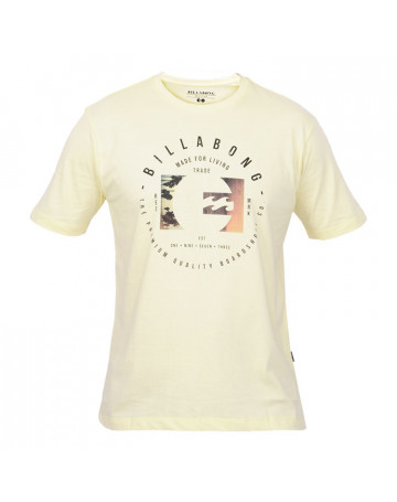Camiseta Billabong Secret Beach - Amarela