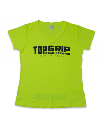 Camiseta Top Grip V Logo Mono Play Amarela