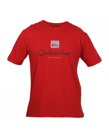 Camiseta Quiksilver Waterman - Vermelha