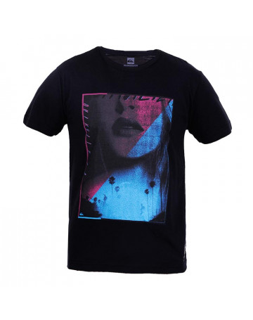 Camiseta Quiksilver Kiss Me - Preta