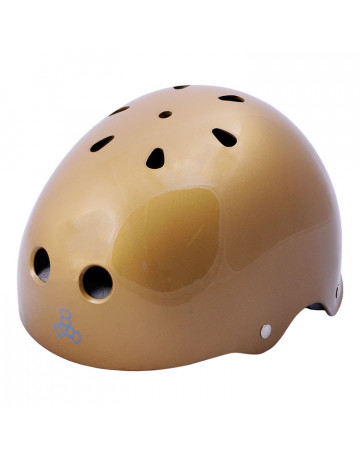 Capacete Triple 8 Brainsaver Dourado