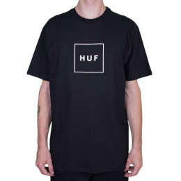 Camiseta Huf Essential Box Preta