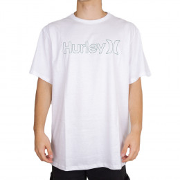 Camiseta Hurley O&O Outline Big Branca